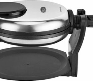 Bella - Non-Stick Rotating Belgian Waffle Maker - Stainless Steel