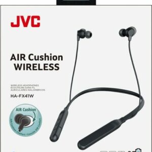 JVC - Air Cushion In Ear Neckband Bluetooth Wireless Headphones - Black