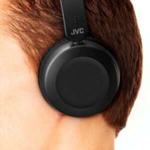 JVC - Powerful Sound On Ear Headphones - Black