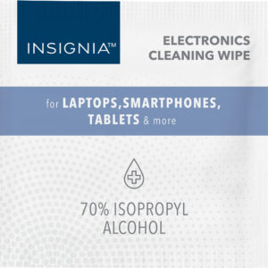 Insignia™ - 70% Alcohol Electronic Cleaning Wipes (120-Pack) - White