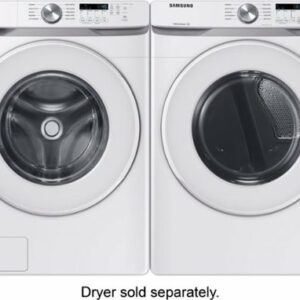 Samsung - 4.5 Cu. Ft. High Efficiency Stackable Smart Front Load Washer with Vibration Reduction Technology+ - White