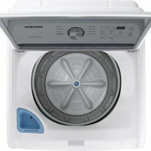 Samsung - 4.5 Cu. Ft. High-Efficiency Top Load Washer with Vibration Reduction Technology+ - White