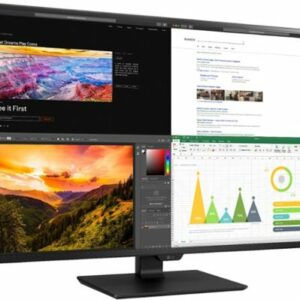 LG - UltraFine 43"4K UHD 75Hz Monitor (USB) - Black