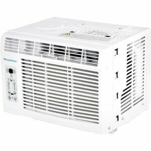 Keystone - 350 Sq. Ft 8,000 BTU Window-Mounted Air Conditioner - White