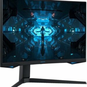 Samsung - Geek Squad Certified Refurbished Odyssey 27" LED Curved QHD FreeSync and G-SYNC Compatible Monitor with HDR - Black