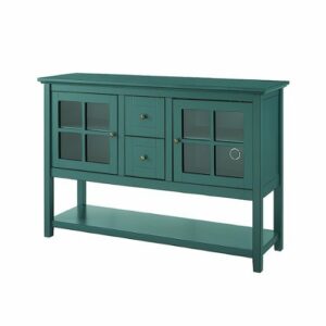 Walker Edison - Transitional TV Stand / Buffet for Most Flat-Panel TV's up to 55" - Dark Teal