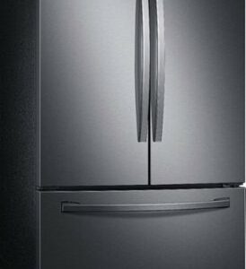 Samsung - 28 cu. ft. 3-Door French Door Refrigerator with Large Capacity - Black Stainless Steel