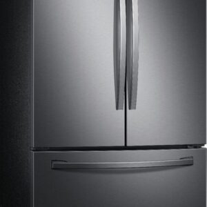 Samsung - 28 cu. ft. 3-Door French Door Refrigerator with Large Capacity - Black Stainless Steel