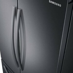 Samsung - 28 cu. ft. 3-Door French Door Refrigerator with Large Capacity - Black Stainless Steel