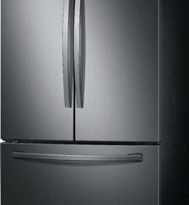 Samsung - 28 cu. ft. 3-Door French Door Refrigerator with Large Capacity - Black Stainless Steel