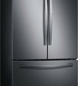 Samsung - 28 cu. ft. 3-Door French Door Refrigerator with AutoFill Water Pitcher - Black Stainless Steel