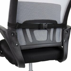 Mind Reader - Memory Foam Lumbar Back Cushion - Black