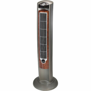 Lasko - Wind Curve Tower Fan with Nighttime Setting - Gray