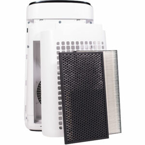 Sharp - Smart Air Purifier with Plasmacluster Ion Technology Recommended for Extra-Large Rooms. True HEPA Filter - White