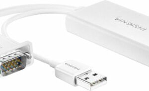 Insignia™ - VGA to HDMI Adapter - White