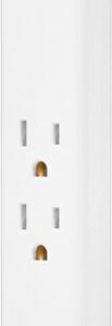 Insignia™ - 2-Outlet/1-USB Power Strip - White