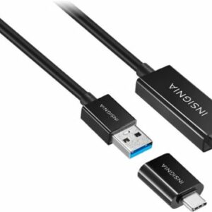 Insignia™ - 6' USB 3.0 File Transfer Cable - Black