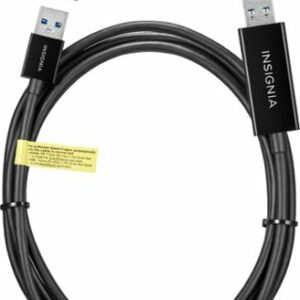 Insignia™ - 6' USB 3.0 File Transfer Cable - Black