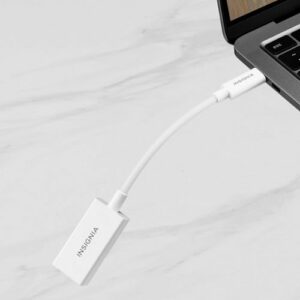 Insignia™ - USB-C to DisplayPort Adapter - White