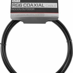 Rocketfish™ - 6' In-Wall Coaxial Audio Cable - Black