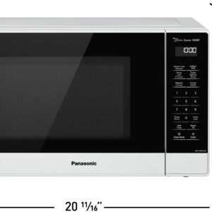 Panasonic - 1.2 Cu. Ft. 1200 Watt SN65KW Microwave with Inverter and Genius Sensor - White