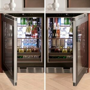 Café - 14-Bottle 126-Can Built-In Beverage Center with WiFi - Matte White