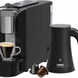 Bella Pro Series - Capsule Coffee Maker and Milk Frother - Black