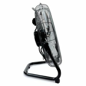 NewAir - 3000 CFM 18” High Velocity Portable Floor Fan with 3 Fan Speeds and Long-Lasting Ball Bearing Motor - Black