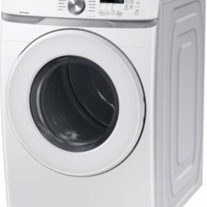 Samsung - 7.5 Cu. Ft. Stackable Electric Dryer with Long Vent Drying - White