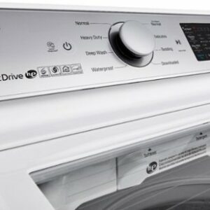 LG - 4.8 Cu. Ft. High-Efficiency Top Load Washer with 4-Way Agitator - White