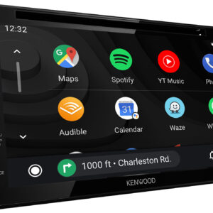 Kenwood - 6.8" Android Auto & Apple CarPlay Bluetooth DVD and Digital Media (DM) Receiver and Android Screen Mirroring - Black