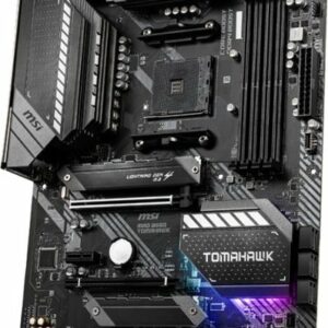 MSI - B550 TOMAHAWK (Socket AM4) USB-C Gen2 AMD ATX GAMING Motherboard - Black