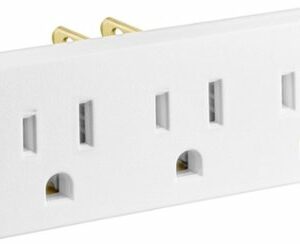 Insignia™ - 3-Plug Outlet Extender - White