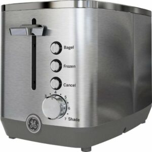 GE - 2-Slice Toaster - Stainless Steel