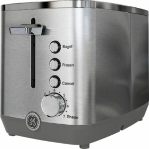 GE - 2-Slice Toaster - Stainless Steel