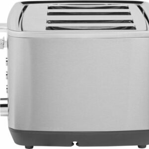 GE - 4-Slice Toaster - Stainless Steel