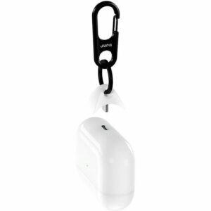 Jura - Carabiner with Anchor for Apple AirPods, AirPods Pro, and AirPods 2nd and 3rd Generation (Lighting Charging Case) - Black