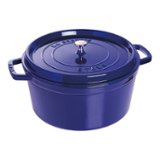 Staub - Cast Iron 9-qt Round Cocotte - Dark Blue