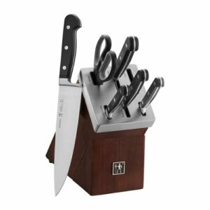 Henckels - Classic 7-pc Self-Sharpening Block Set - Brown