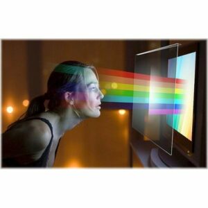 SaharaCase - Anti-Blue Light TV Screen Protector for Most 65" TVs - Clear