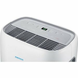 Emerson Quiet Kool - 50-Pint Dehumidifier with Built-In Vertical Pump - White