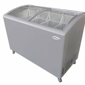 Premium Levella - Premium Levella- 10.9 cu. Ft Chest Freezer With Curved Glass Top - White