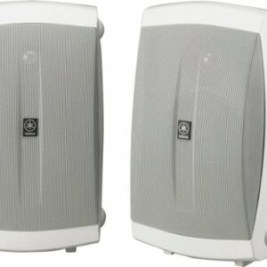 Yamaha - 2-Way High-Performance Wall-Mount Outdoor Speakers - White