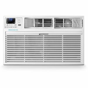 Emerson Quiet Kool - 450 Sq. Ft. 10,000 BTU Smart 230V Through-the-Wall Air Conditioner with 10,600 BTU Heater - White