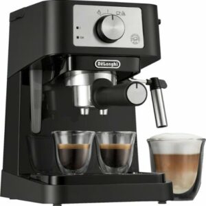 De'Longhi - Stilosa 15 Bar Pump Espresso Machine - Black and Stainless