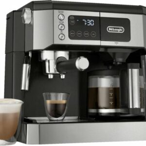 De'Longhi - Digital All-in-One Combination Coffee and Espresso Machine - Black and Stainless Steel