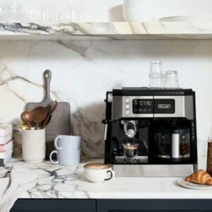 De'Longhi - Digital All-in-One Combination Coffee and Espresso Machine - Black and Stainless Steel