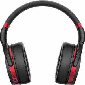 Sennheiser - HD 458BT Wireless Noise Cancelling Headphones (HD 458BT Exclusive) - Black/Red