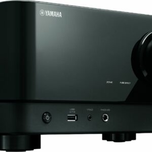 Yamaha - RX-V6A 7.2-channel AV Receiver with 8K HDMI and MusicCast - Black