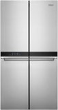 Whirlpool - 19.4 Cu. Ft. 4-Door French Door Counter-Depth Refrigerator with Flexible Organization Spaces - Stainless Steel